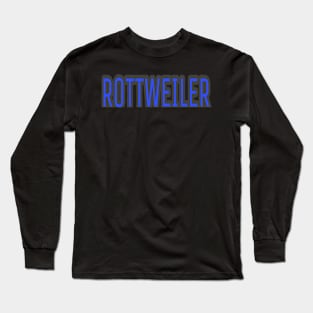 Rottweiler hat design Long Sleeve T-Shirt